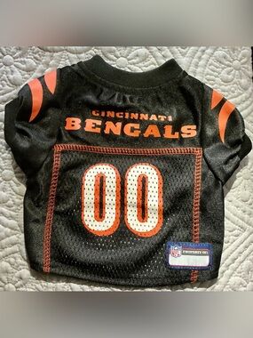 🐾NFL Cincinnati Bengals Black and Orange Pet Jersey